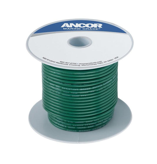 Ancor #8 Green 25' Spool Tinned Copper - Boat Gear USA