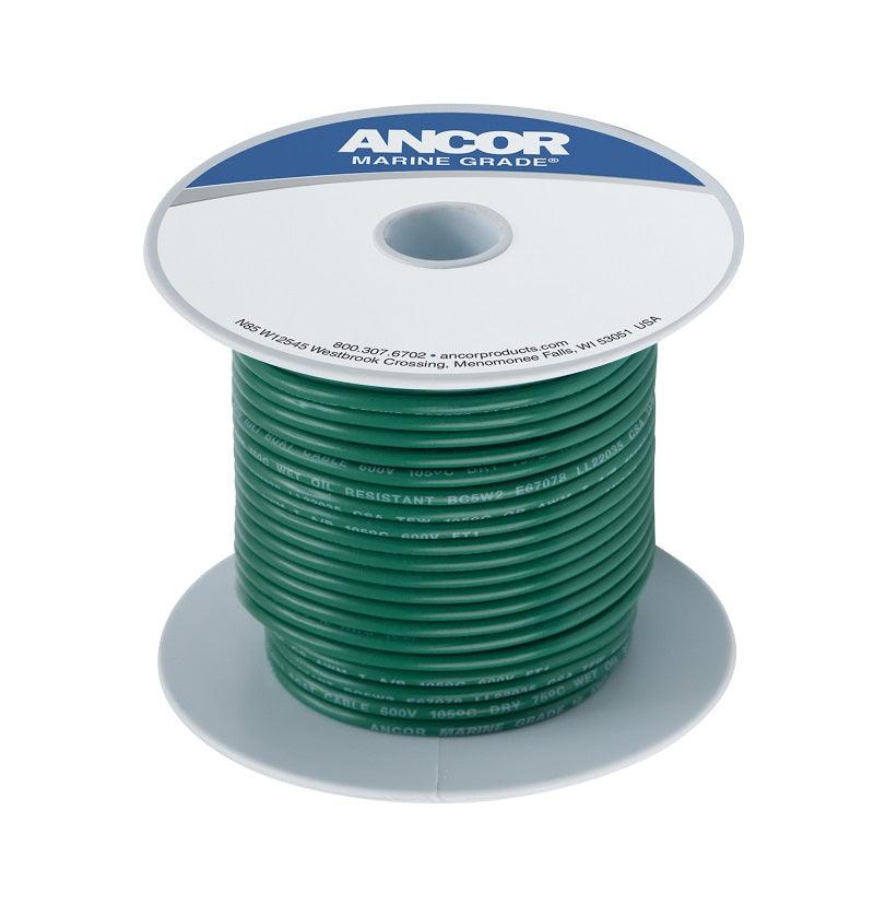 Ancor #8 Green 100' Spool Tinned Copper - Boat Gear USA