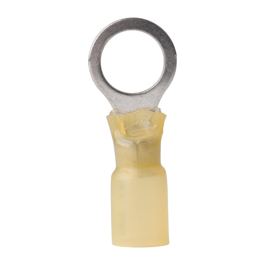 Ancor 12-10 3/8 Ring Terminal Heat Shrink Yellow 25 Pack - Boat Gear USA