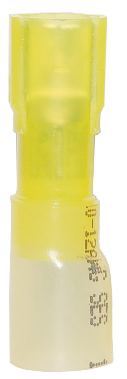 Ancor 10-12 Female Disconnect Heat Shrink Yellow 25 Pack - Boat Gear USA