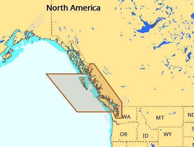 C-map Na-m025 Max Wide Microsd Canada West Including Puget Sound - Boat Gear USA