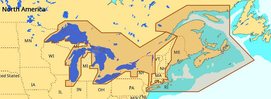 C-map Na-m026 Max Wide Microsd Great Lakes, Northeast And Approaches - Boat Gear USA