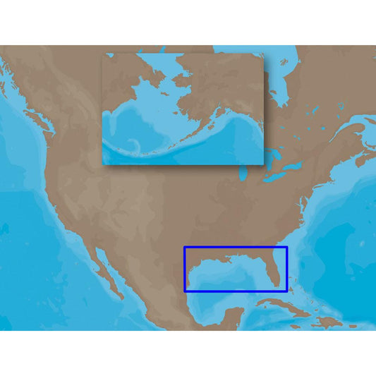 C-map Na-m420 Max Wide Microsd Gulf Of Mexico Bathymetric - Boat Gear USA