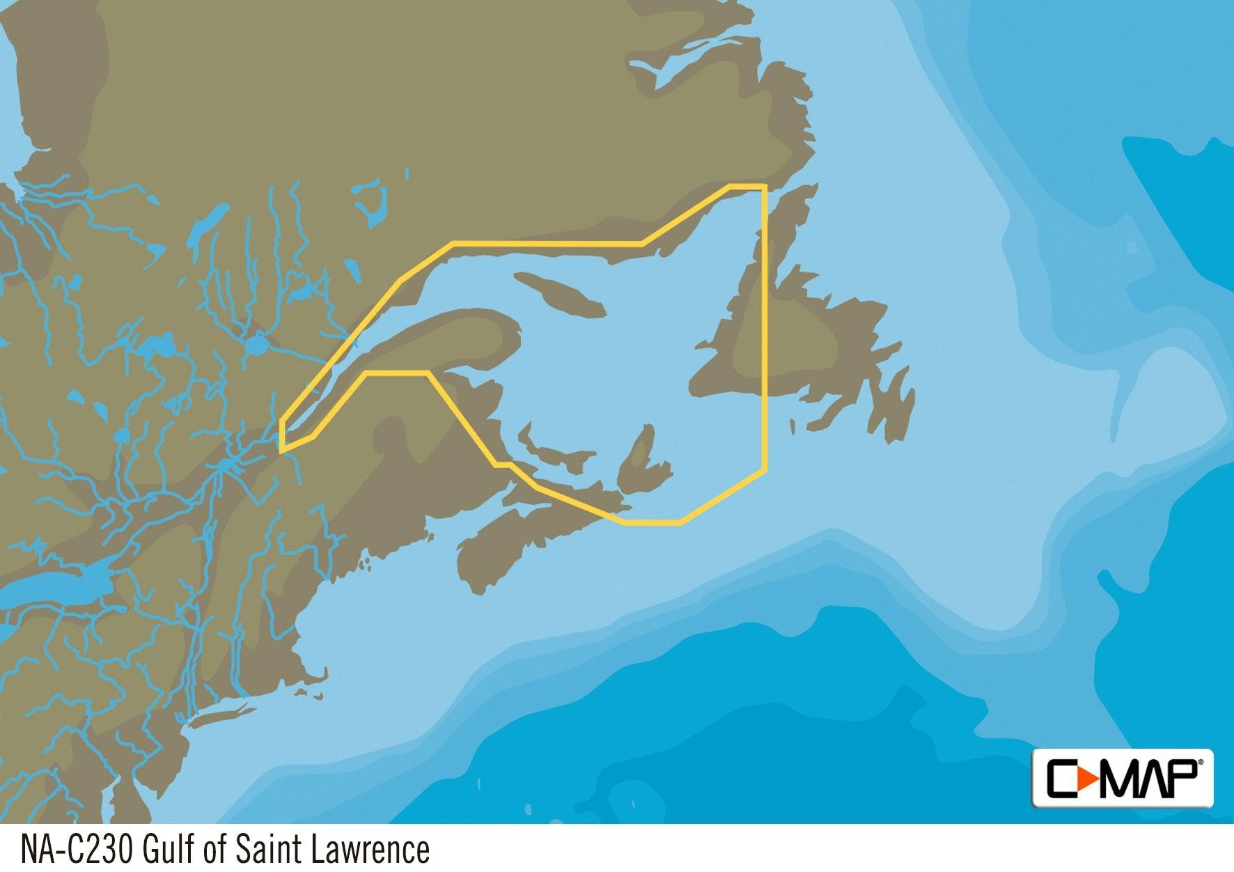 C-map Na-c230 Gulf Of St. Lawrence - Boat Gear USA