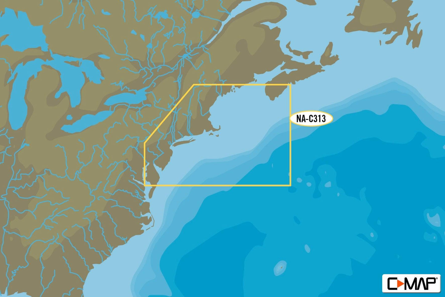 C-map Na-c313 Muscongus Bay To Cape May Bathymetric - Boat Gear USA