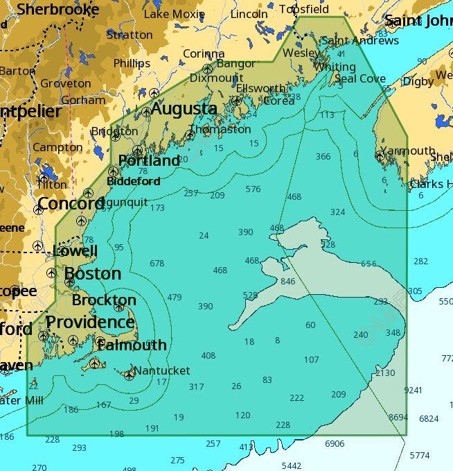 C-map M-na-d939 4d Local Passamaquoddy Bay - Block Isl - Boat Gear USA