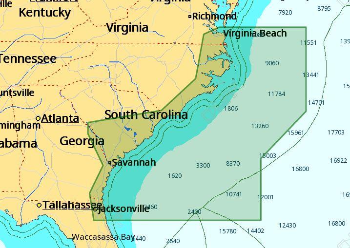 C-map M-na-d942 4d Local Norfolk To Jacksonville - Boat Gear USA