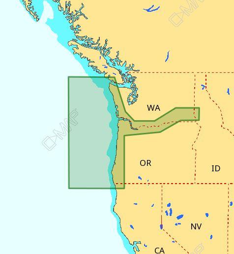 C-map M-na-d954 4d Local Cape Blanco - Cape Flattery - Boat Gear USA