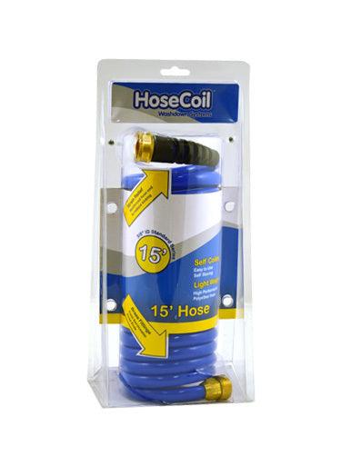 Hosecoil 15' 3/8"" Hose With Flex Relief - Boat Gear USA