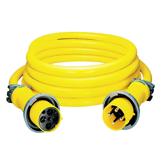 Hubbell Cs50ext5 100a 50' 5 Wire 120/208v Extension Cord - Boat Gear USA