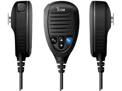 Icom Hm205b Black Speaker Microphone For M424g/506 - Boat Gear USA