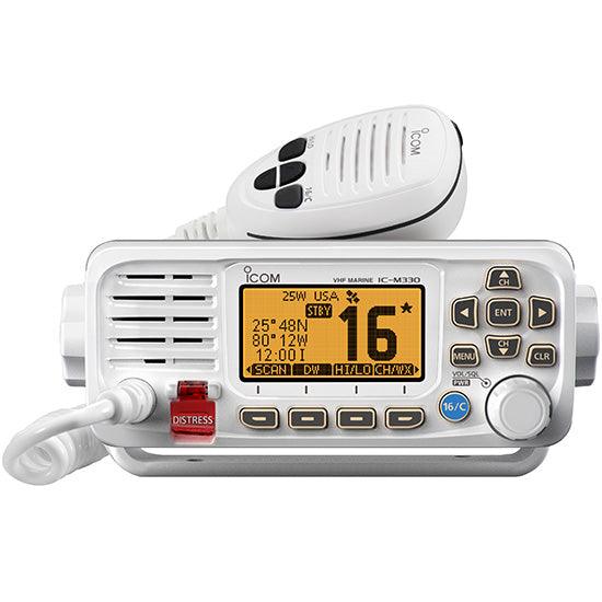 Icom M330g White Vhf With Gps - Boat Gear USA