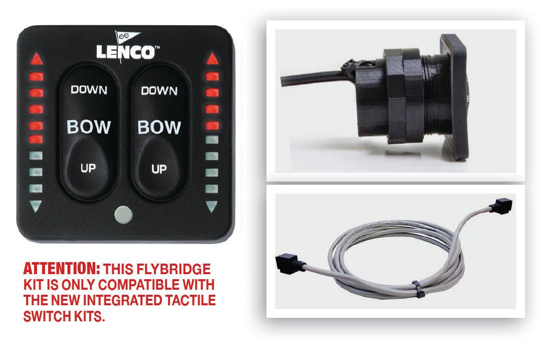 Lenco Led Flybridge Key Pad With 20' Shielded Harness For Use With 15169-001 - Boat Gear USA