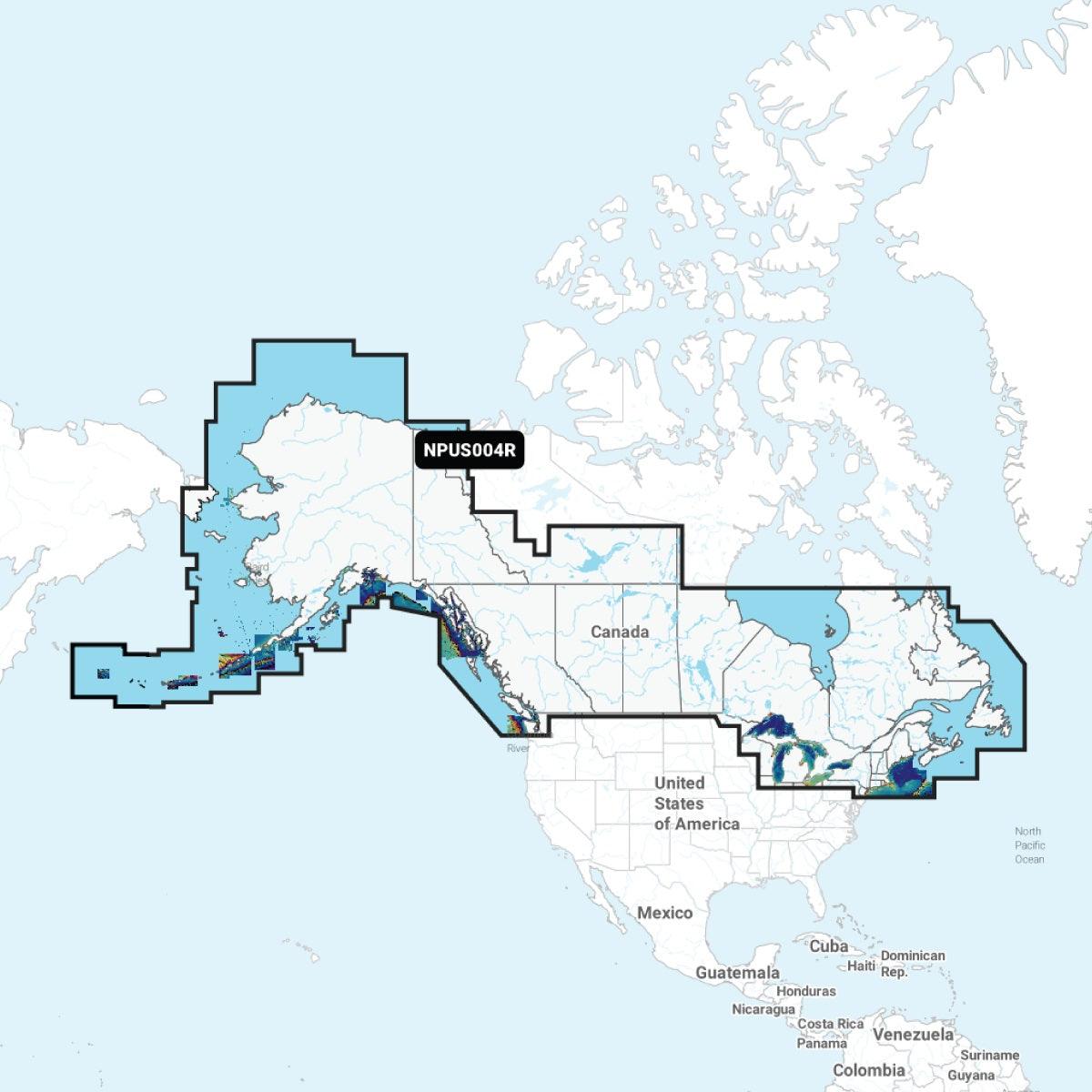 Navionics Platinum+ Npus004r Canada And Alaska Microsd - Boat Gear USA