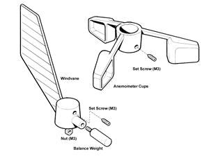 Raymarine E28081 Windvane/cups - Boat Gear USA