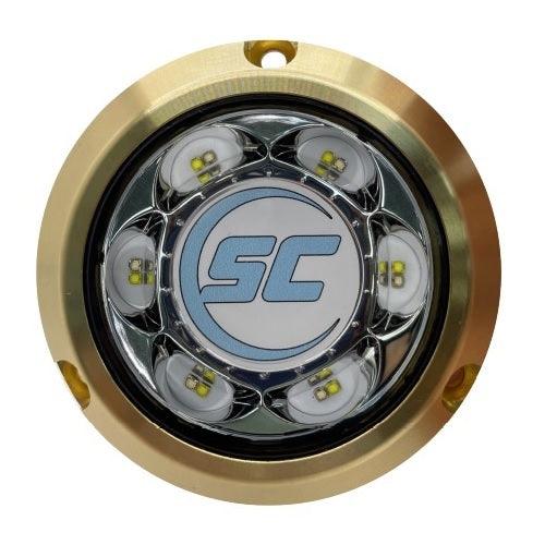 Shadow Caster Sc3 Underwater Led Light Blue/white 12v Bronze Surface Mount - Boat Gear USA