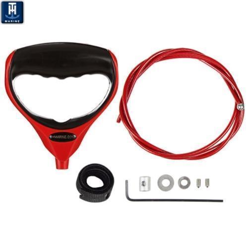 Th Marine G-force Handle And Cable Red - Boat Gear USA