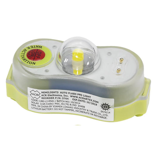 ACR HemiLight 3 - Automatic Survivor Locator Light - Boat Gear USA