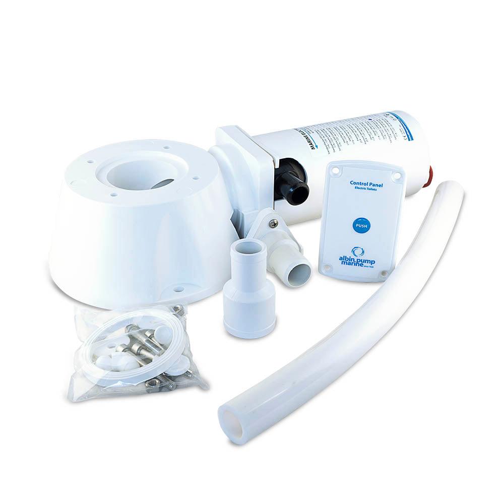 Albin Pump Marine Standard Electric Toilet Conversion Kit - 12V - Boat Gear USA