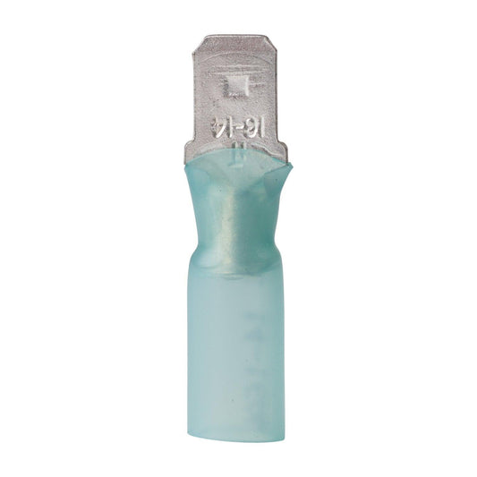 Ancor 16-14 Male Disconnect Heat Shrink Blue 100 Pack - Boat Gear USA