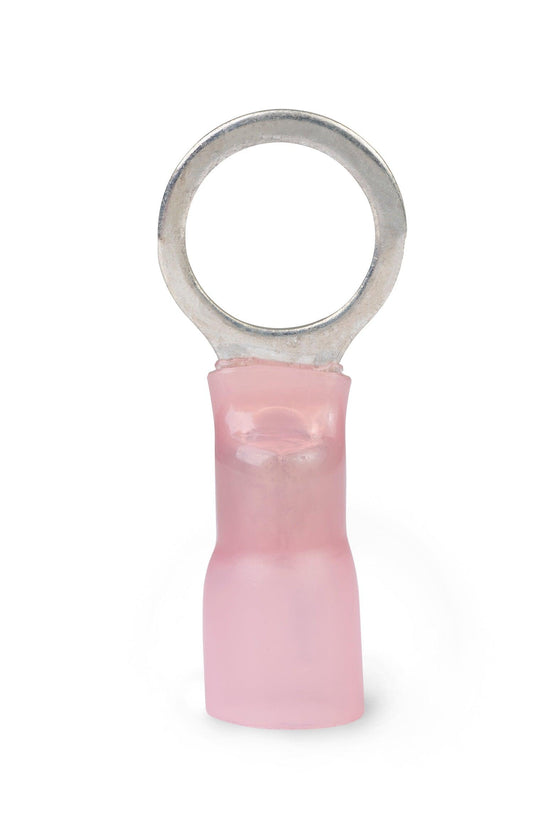 Ancor 8awg 1/2 Ring Terminal Heat Shrink Red 25 Pack - Boat Gear USA