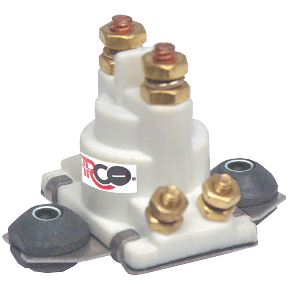 ARCO Marine Outboard Solenoid w/Flat Isolated Base & White Housing - Boat Gear USA