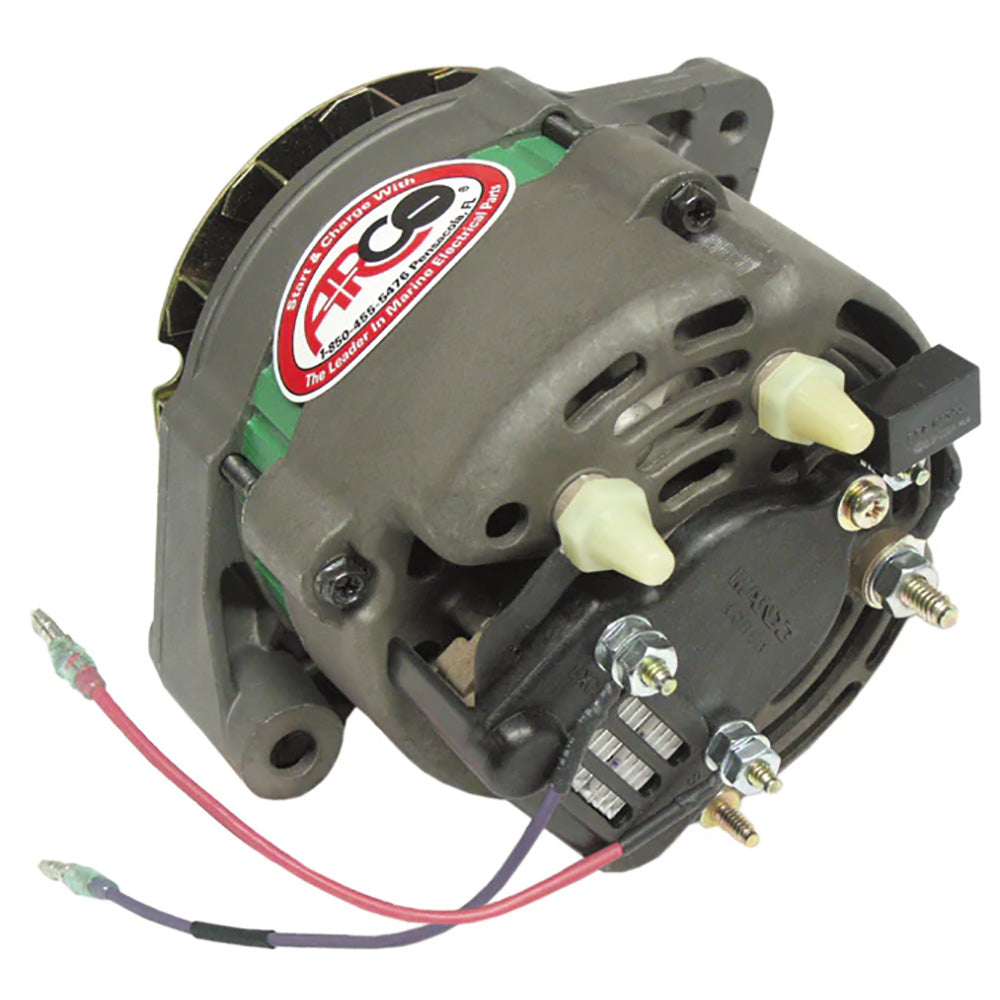ARCO Marine Premium Replacement Alternator w/Multi-Groove Serpentine Pulley - 12V & 65A - Boat Gear USA