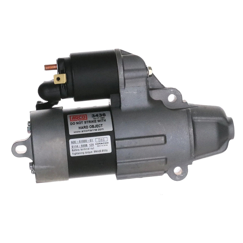 ARCO Marine Premium Replacement Outboard Starter f/Yamaha 200-300HP - 9 Tooth - Boat Gear USA