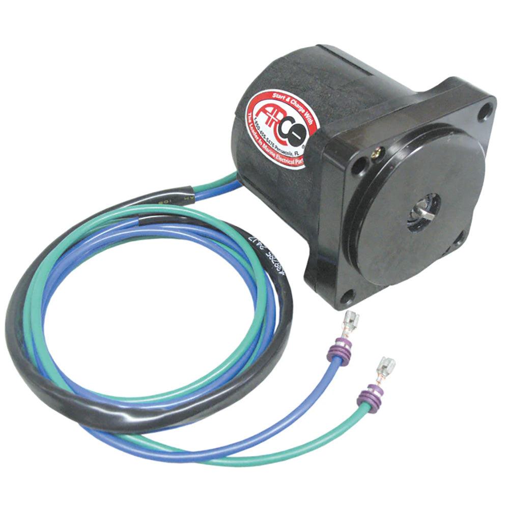 ARCO Marine Replacement Outboard Tilt Trim Motor - Johnson/Evinrude, 2-Wire, 4 Bolt, EFI - Boat Gear USA