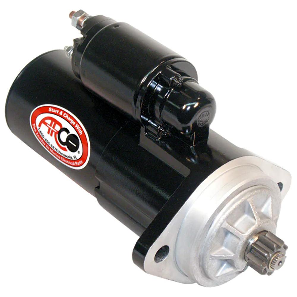 ARCO Marine Top Mount Inboard Starter w/Gear Reduction & Counter Clockwise Rotation - Boat Gear USA