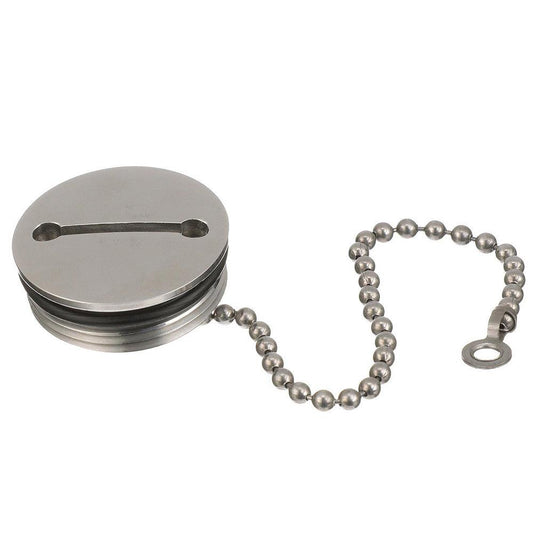 Attwood Deck Fill Replacement Cap & Chain - Boat Gear USA