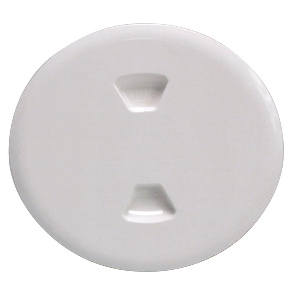 Beckson 5" Twist-Out Deck Plate - White - Boat Gear USA