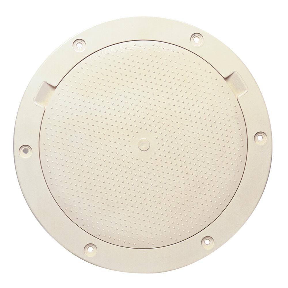 Beckson 8" Non-Skid Pry-Out Deck Plate - Beige - Boat Gear USA