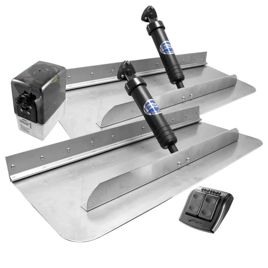 Bennett 30x12 Trim Tabs W/euro Waterproof Rocker - Boat Gear USA