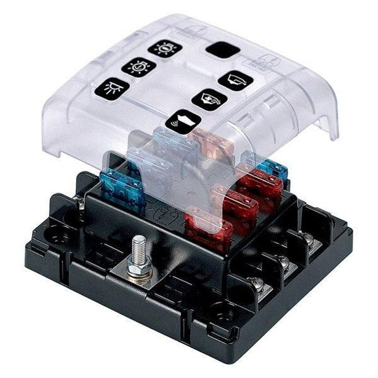 Bep Atc-6w Fuse Holder 6-way With Cover - Boat Gear USA