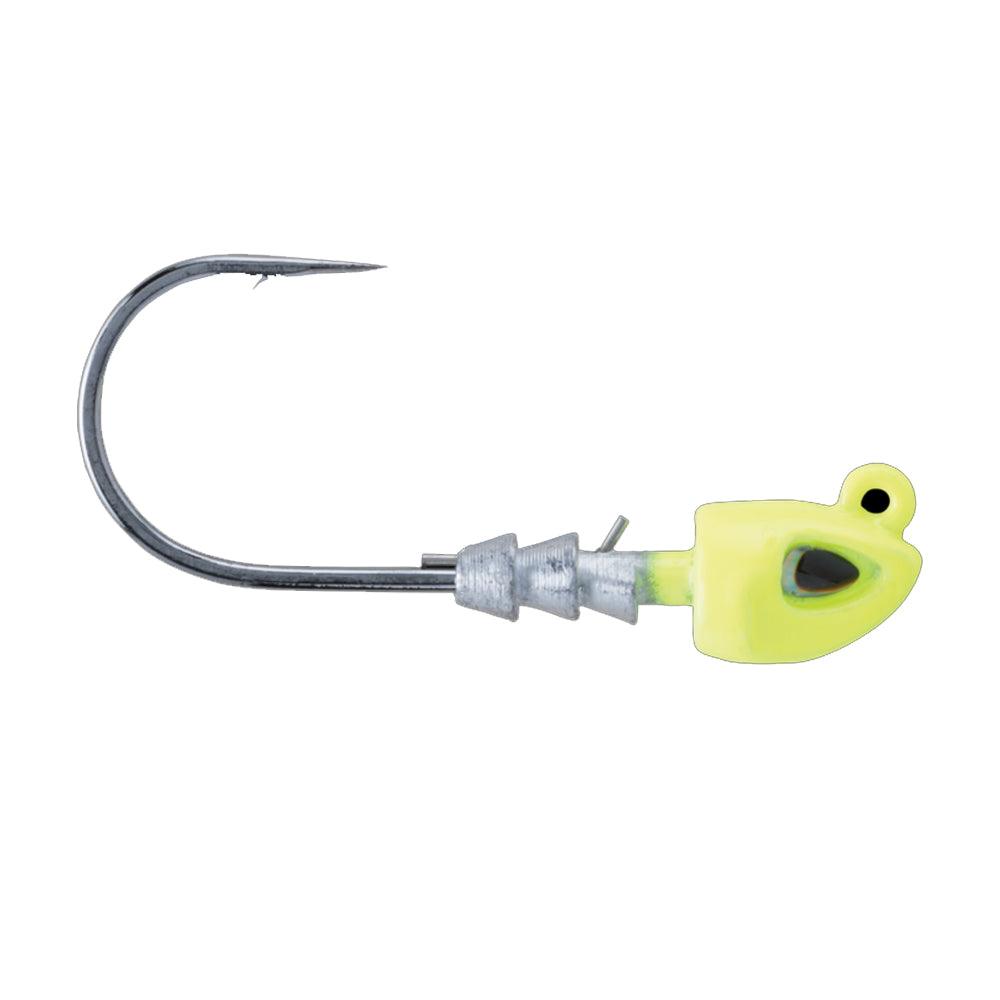 Berkley Fusion19™ Swimbait Jighead - 2/0 - 1/8oz - Chartreuse - Boat Gear USA