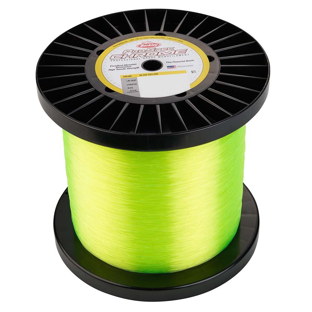 Berkley ProSpec Chrome Hi-Vis Yellow Monofilament - 60 lb - 4750 yds - PSC5B60-HVY - Boat Gear USA