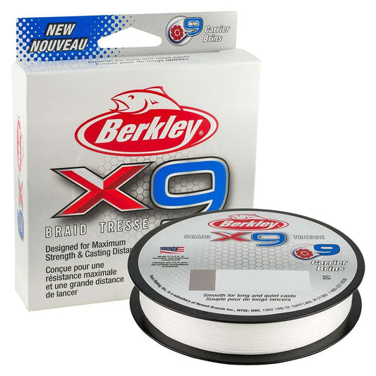 Berkley x9 Braid Crystal - 40lb - 164 yds - X9BFS40-CY - Boat Gear USA