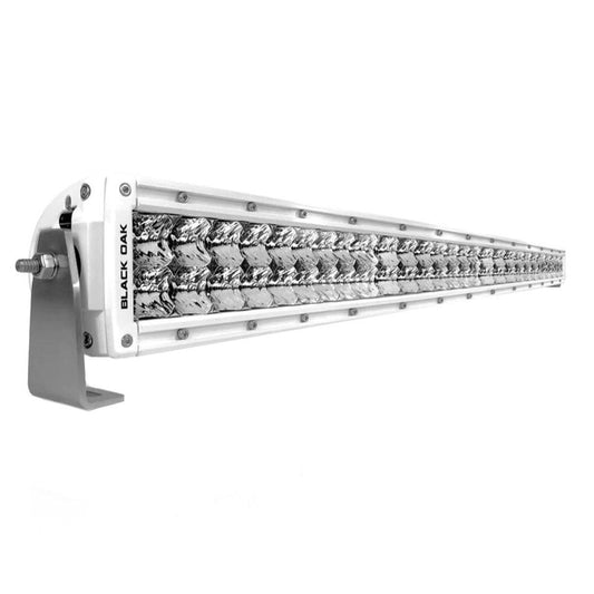 Black Oak 60" Double Row LED Bar - Pro Series 2.0 - 5W Combo White - Boat Gear USA