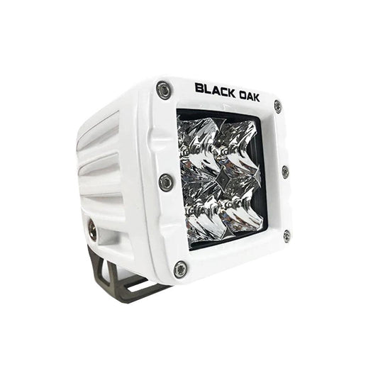 Black Oak Pro Series 2" Flood Pod - White - Boat Gear USA