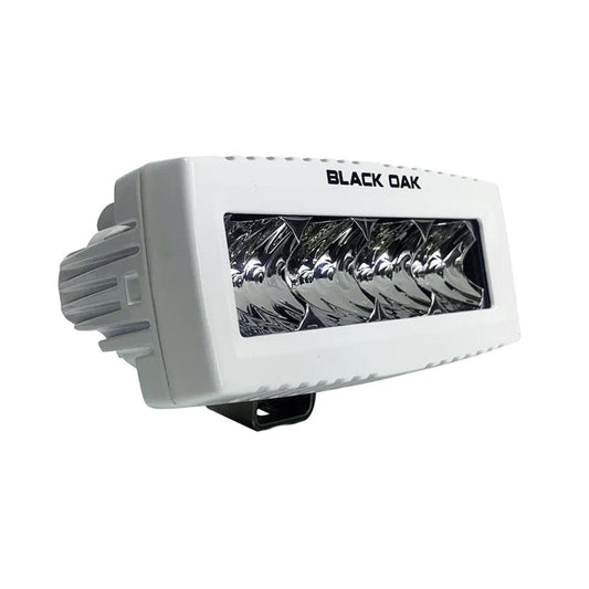 Black Oak Pro Series 4" Spreader Light Flood - White - Boat Gear USA