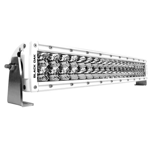 Black Oak Pro Series Curved Double Row Combo 20" Light Bar - White - Boat Gear USA