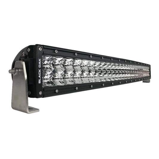 Black Oak Pro Series Curved Double Row Combo 30" Light Bar - Black - Boat Gear USA