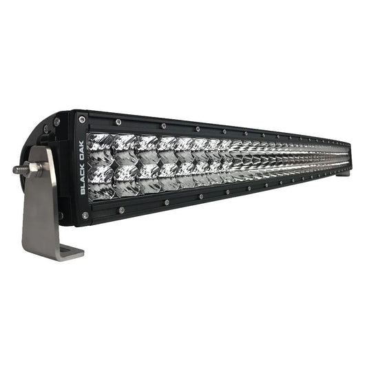 Black Oak Pro Series Curved Double Row Combo 40" Light Bar - Black - Boat Gear USA