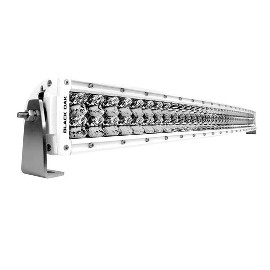 Black Oak Pro Series Curved Double Row Combo 40" Light Bar - White - Boat Gear USA