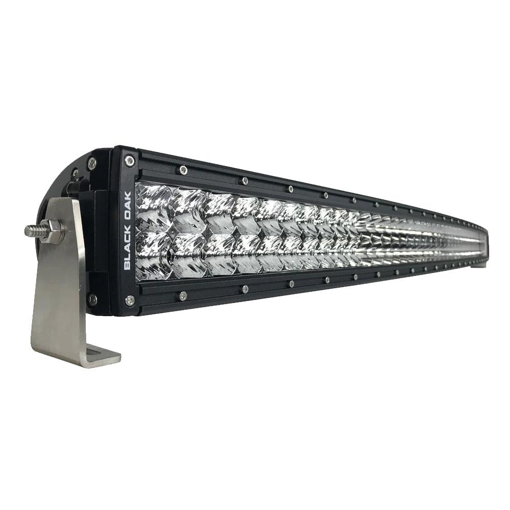 Black Oak Pro Series Curved Double Row Combo 50" Light Bar - Black - Boat Gear USA