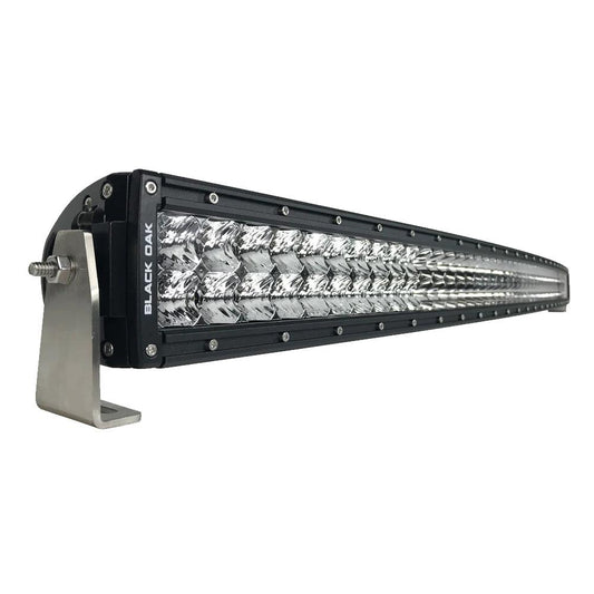 Black Oak Pro Series Curved Double Row Combo 50" Light Bar - Black - Boat Gear USA