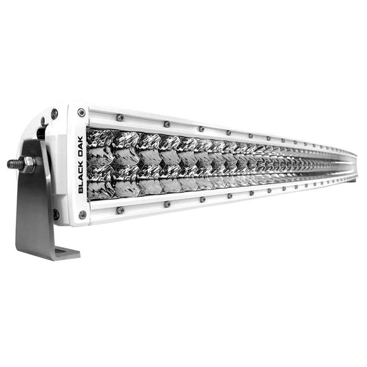 Black Oak Pro Series Curved Double Row Combo 50" Light Bar - White - Boat Gear USA