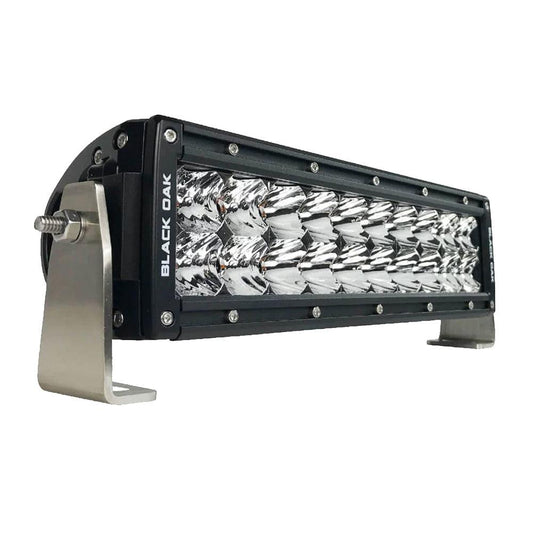 Black Oak Pro Series Double Row Combo 10" Light Bar - Black - Boat Gear USA