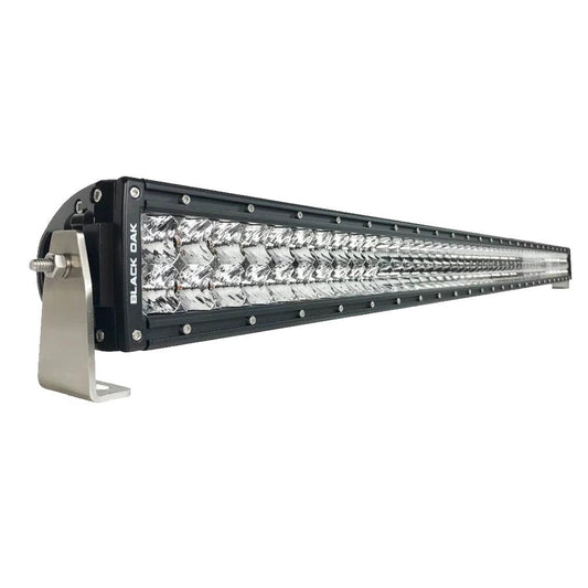 Black Oak Pro Series Double Row Combo 50" Light Bar - Black - Boat Gear USA